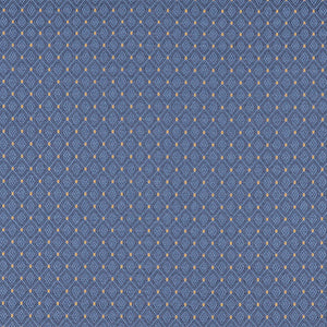 Essentials Heavy Duty Mid Century Modern Scotchgard Upholstery Fabric Blue Geometric Diamond / Cadet