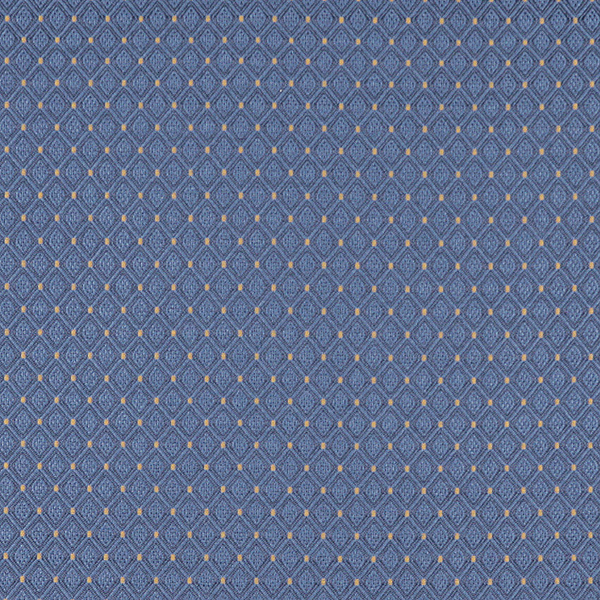 Essentials Heavy Duty Mid Century Modern Scotchgard Upholstery Fabric Blue Geometric Diamond / Cadet