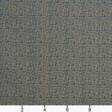 Load image into Gallery viewer, Essentials Heavy Duty Blue Gold Upholstery Fabric / Chambray