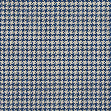 Load image into Gallery viewer, Essentials Blue Ivory Geometric Upholstery Fabric