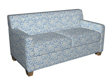 Load image into Gallery viewer, Essentials Floral Drapery Upholstery Fabric Blue Ivory / Wedgewood Floral