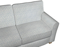 Load image into Gallery viewer, Essentials Floral Drapery Upholstery Fabric Blue Ivory / Wedgewood Trellis