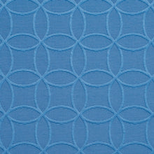 Load image into Gallery viewer, Essentials Blue Medallion Geometric Damask Upholstery Fabric
