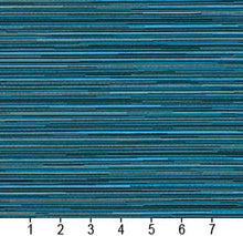 Load image into Gallery viewer, Essentials Heavy Duty Scotchgard Blue Navy Aqua Stripe Upholstery Fabric / Atlantic