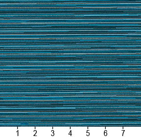 Essentials Heavy Duty Scotchgard Blue Navy Aqua Stripe Upholstery Fabric / Atlantic