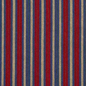 Essentials Blue Red Beige Lime Upholstery Fabric / Patriot Stripe