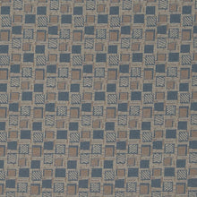 Load image into Gallery viewer, Essentials Stain Repellent Upholstery Fabric Blue / Squares Sapphire