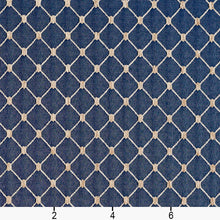 Load image into Gallery viewer, Essentials Heavy Duty Upholstery Drapery Fabric Blue / Wedgewood Diamond