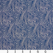 Load image into Gallery viewer, Essentials Heavy Duty Upholstery Fabric Blue / Wedgewood Paisley