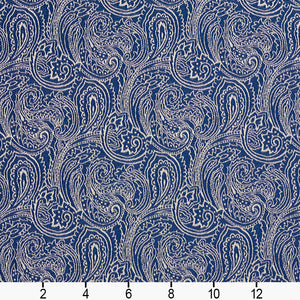 Essentials Heavy Duty Upholstery Fabric Blue / Wedgewood Paisley