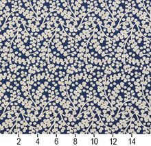 Load image into Gallery viewer, Essentials Blue White Upholstery Fabric / Laguna Vine