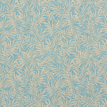 Load image into Gallery viewer, Essentials Chenille Blue White Leaf Branches Upholstery Fabric
