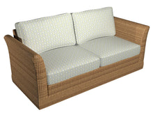 Load image into Gallery viewer, Essentials Outdoor Stain Resistant Upholstery Drapery Fabric Blue Yellow Spring Lantern