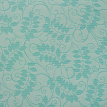 Load image into Gallery viewer, Essentials Indoor Outdoor Upholstery Drapery Botanical Fabric Aqua / Lagoon Vine
