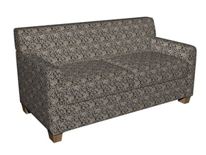 Essentials Heavy Duty Upholstery Drapery Botanical Fabric Black / Onyx Garden