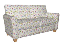 Load image into Gallery viewer, Essentials Botanical Blue Pink Green White Rose Floral Print Upholstery Drapery Fabric