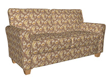 Load image into Gallery viewer, Essentials Botanical Brown Gold Tan White Rose Floral Print Upholstery Drapery Fabric