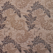 Load image into Gallery viewer, Essentials Heavy Duty Upholstery Drapery Botanical Fabric Brown / Sable Leaf