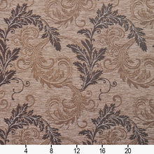 Load image into Gallery viewer, Essentials Heavy Duty Upholstery Drapery Botanical Fabric Brown / Sable Leaf