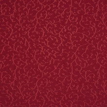 Load image into Gallery viewer, Essentials Heavy Duty Botanical Upholstery Drapery Fabric / Burgundy