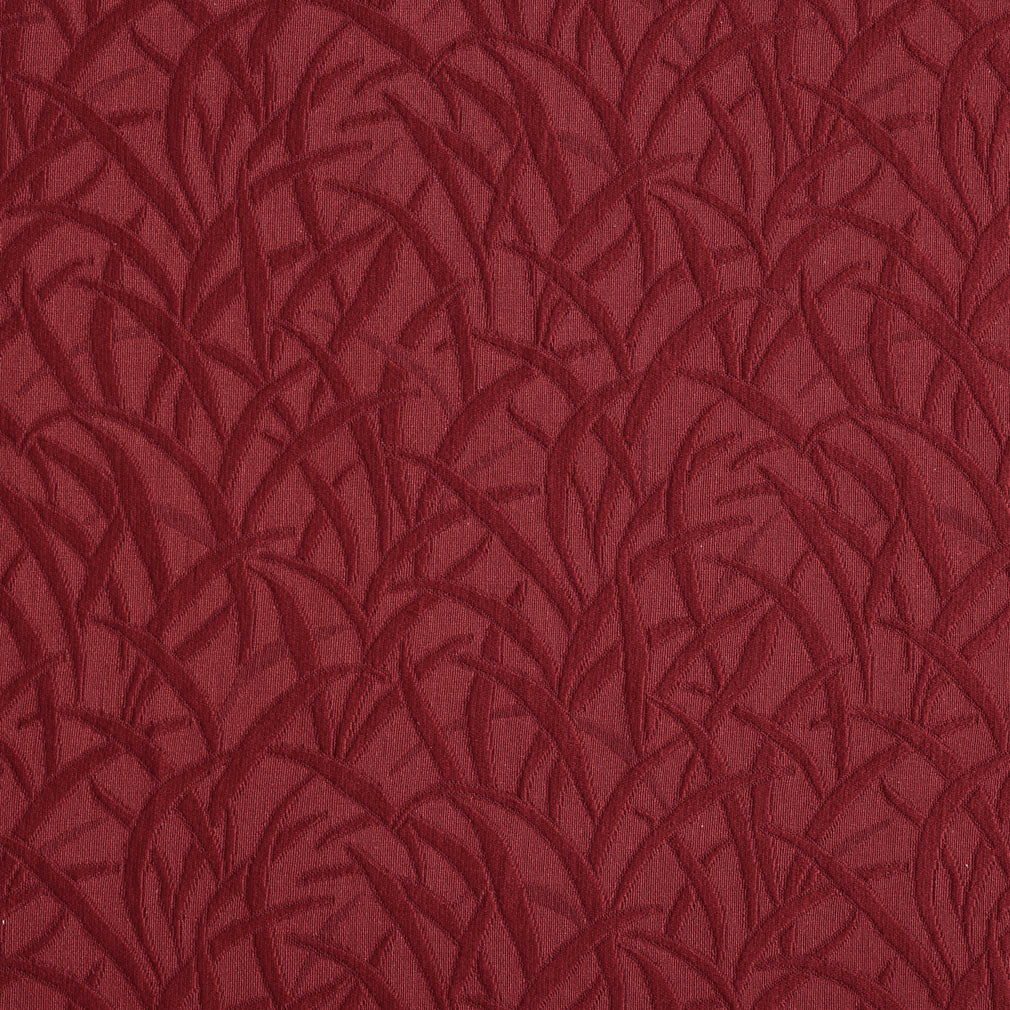 Essentials Upholstery Botanical Fabric Dark Red / Ruby Meadow