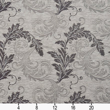 Load image into Gallery viewer, Essentials Heavy Duty Upholstery Drapery Botanical Fabric Gray / Ash Leaf