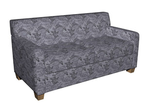 Essentials Heavy Duty Upholstery Drapery Botanical Fabric Gray / Slate Leaf