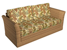 Load image into Gallery viewer, Essentials Outdoor Upholstery Drapery Botanical Leaf Fabric / Beige Blue Green