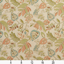 Load image into Gallery viewer, Essentials Outdoor Upholstery Drapery Botanical Leaf Fabric / Beige Coral Green