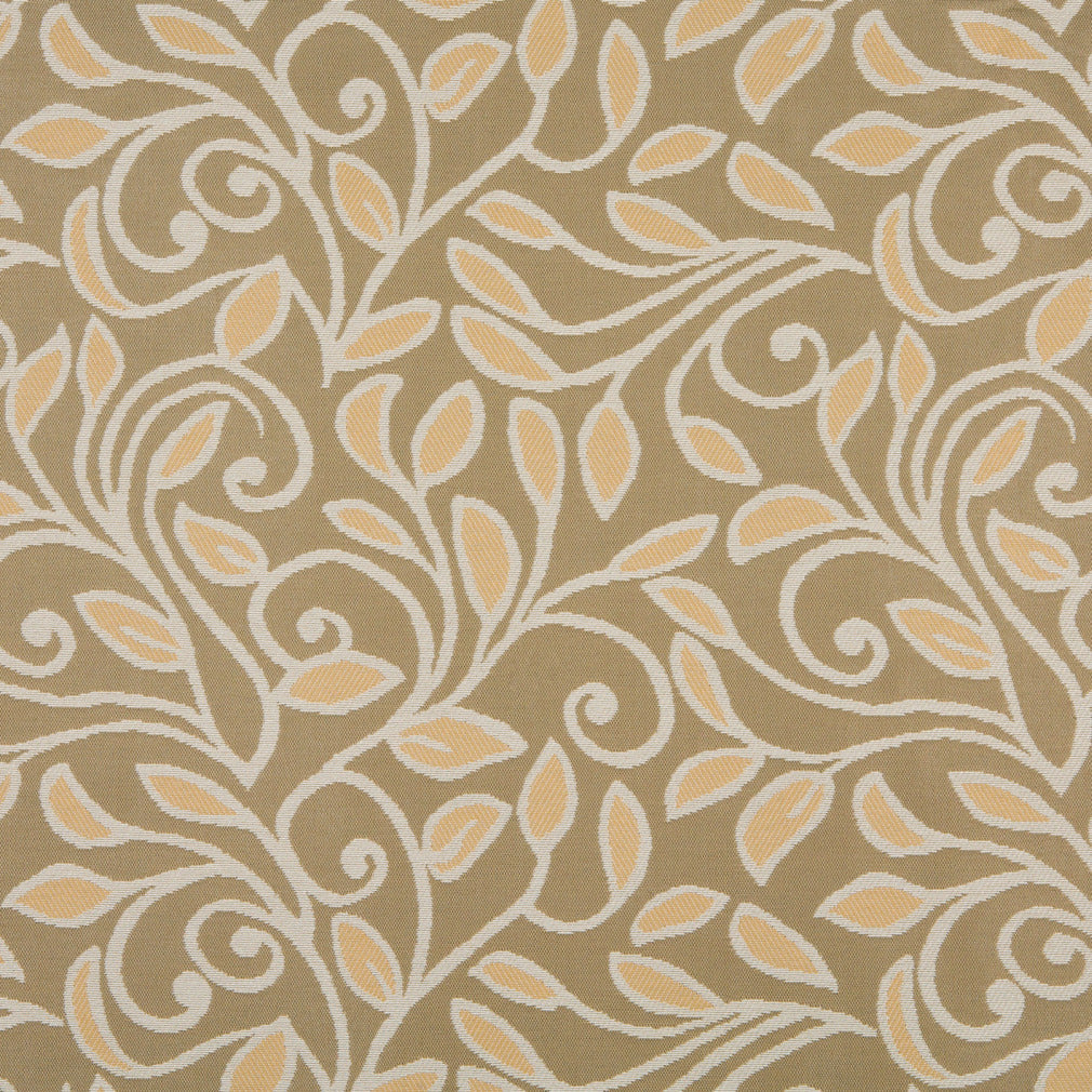 Essentials Outdoor Upholstery Drapery Botanical Leaf Fabric / Brown Coral