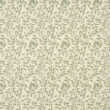 Load image into Gallery viewer, Essentials Heavy Duty Botanical Leaf Upholstery Drapery Fabric / Green White
