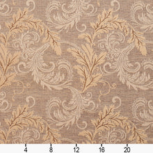 Load image into Gallery viewer, Essentials Heavy Duty Upholstery Drapery Botanical Fabric Light Brown / Antique Leaf