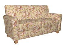 Load image into Gallery viewer, Essentials Botanical Mustard Coral White Red Mauve Olive Rose Floral Print Upholstery Drapery Fabric