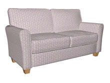 Load image into Gallery viewer, Essentials Botanical Pink Gray Mauve Lime Rose Floral Stripe Print Upholstery Drapery Fabric