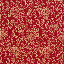 Load image into Gallery viewer, Essentials Heavy Duty Upholstery Drapery Botanical Fabric Red / Crimson Garden