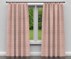 Essentials Upholstery Drapery Botanical Fabric / Red White