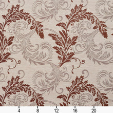 Load image into Gallery viewer, Essentials Heavy Duty Upholstery Drapery Botanical Fabric Tan / Bisque Leaf