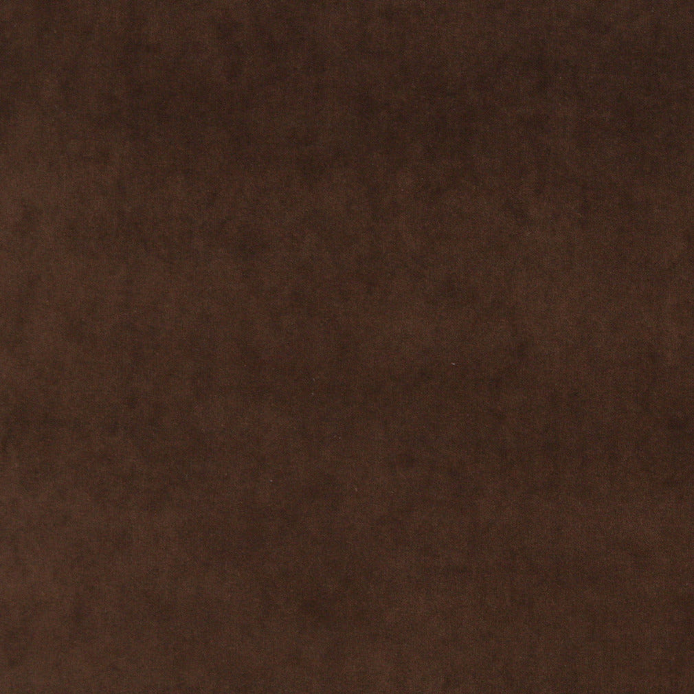 Essentials Cotton Velvet Brown Upholstery Drapery Fabric
