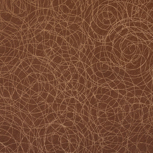 Essentials Heavy Dutyn Brown Abstract Upholstery Vinyl / Pecan