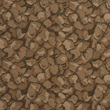 Load image into Gallery viewer, Essentials Heavy Duty Brown Beige Floral Petal Upholstery Fabric / Desert