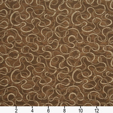 Load image into Gallery viewer, Essentials Heavy Duty Brown Beige Squiggly Upholstery Fabric / Java
