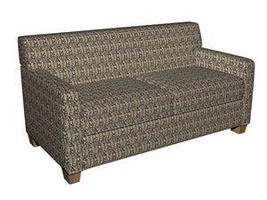 Essentials Lime Beige Yellow White Upholstery Fabric / Spring Paisley