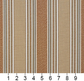 Essentials Outdoor Beige Birch Stripe Upholstery Fabric