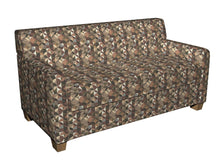 Load image into Gallery viewer, Essentials Chenille Brown Black Sage Beige Ivory Geometric Сircle Upholstery Fabric / Truffle