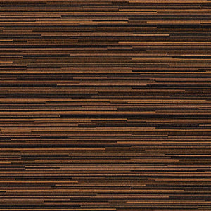 Essentials Heavy Duty Scotchgard Brown Black Tan Stripe Upholstery Fabric / Coffee Bean