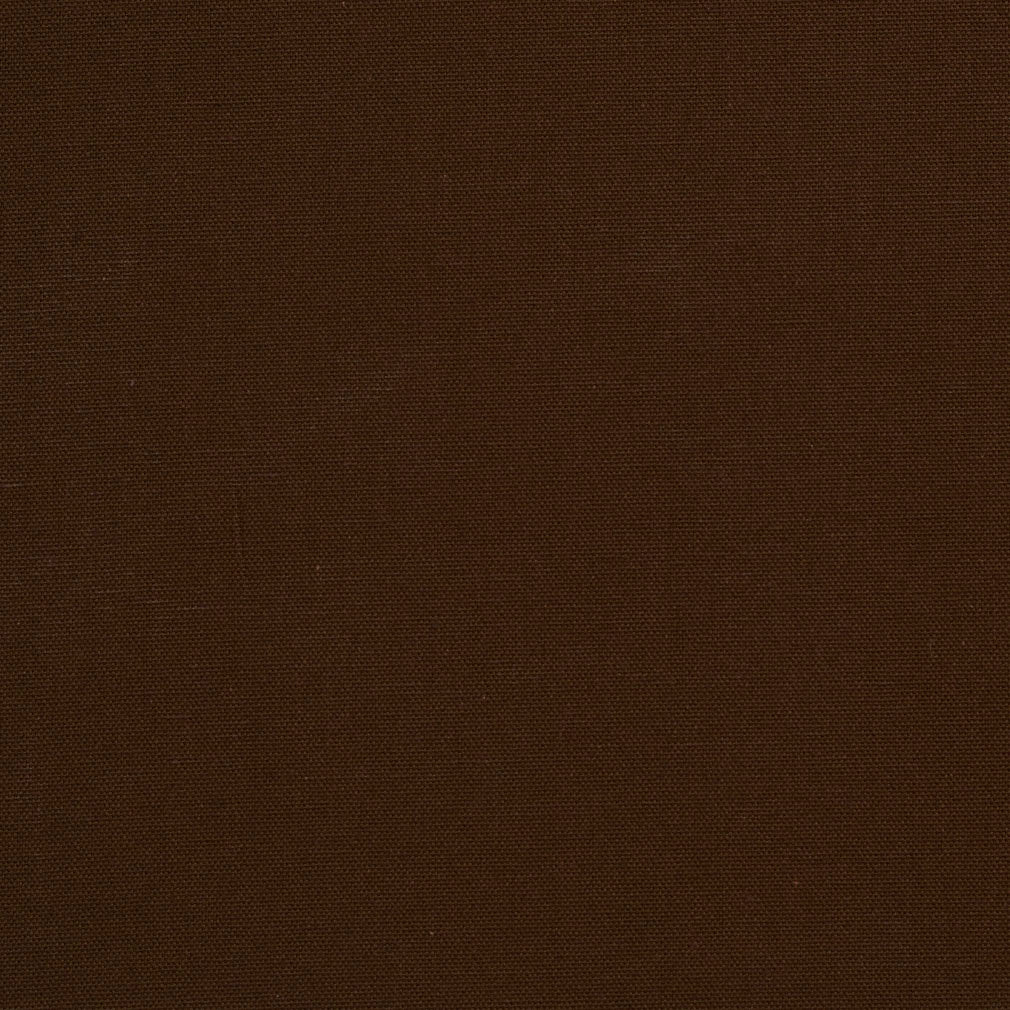 Essentials Cotton Duck Brown Upholstery Drapery Fabric / Chocolate