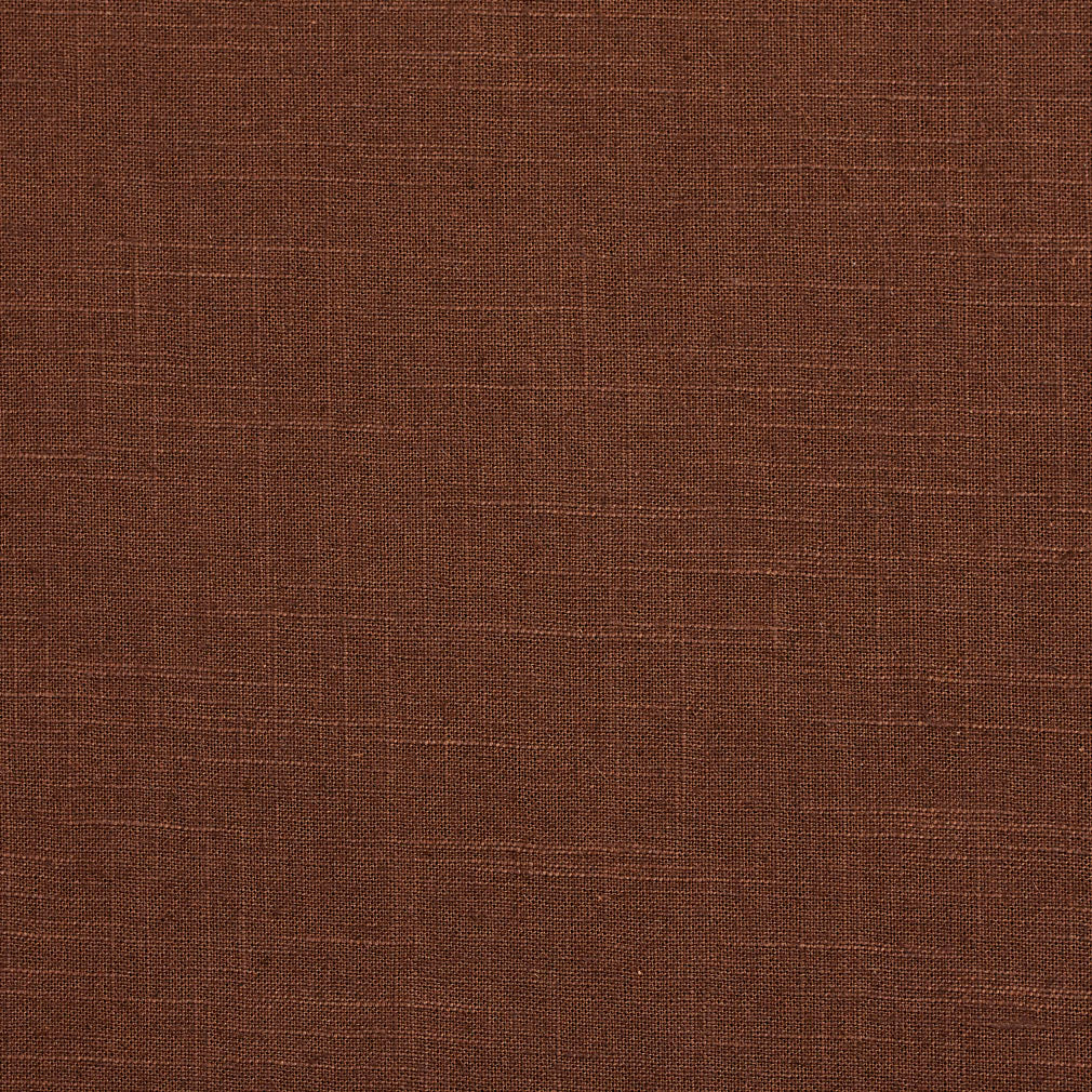 Essentials Upholstery Drapery Linen Blend Fabric Brown / Chocolate