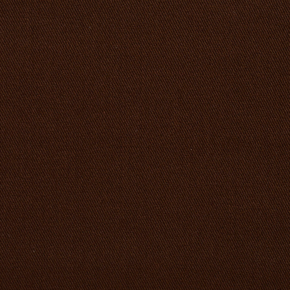 Essentials Cotton Twill Brown Upholstery Fabric / Chocolate