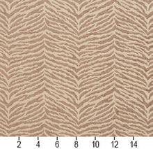Load image into Gallery viewer, Essentials Chenille Brown Cream Animal Pattern Zebra Tiger Upholstery Fabric