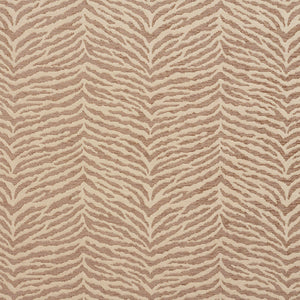 Essentials Chenille Brown Cream Animal Pattern Zebra Tiger Upholstery Fabric